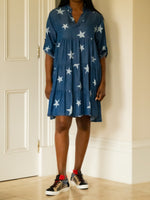 Chloe - Tiered Star Smock Dress