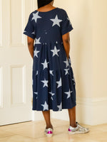 Layla - Star Tiered Midi Dress